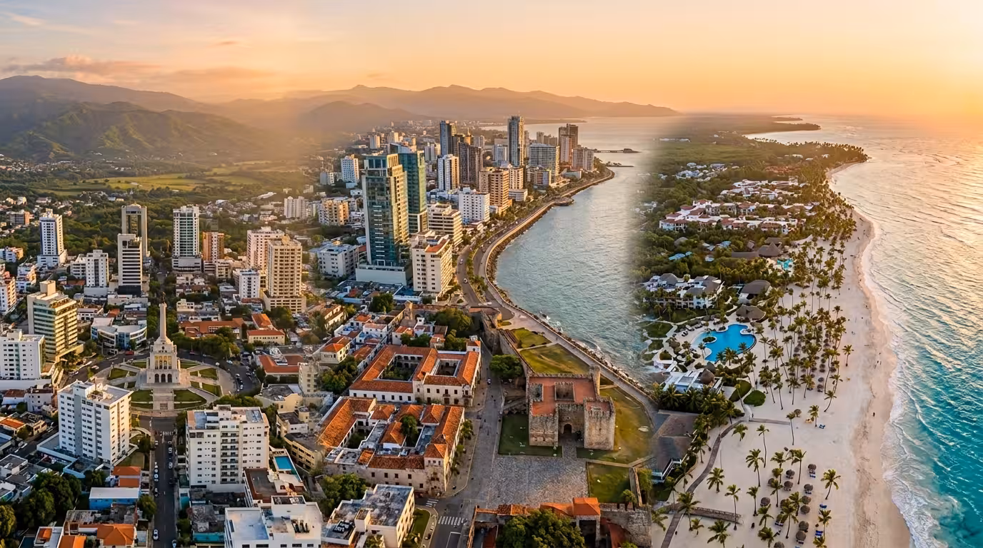 Ciudades Sugar de República Dominicana - Santo Domingo, Punta Cana y Santiago