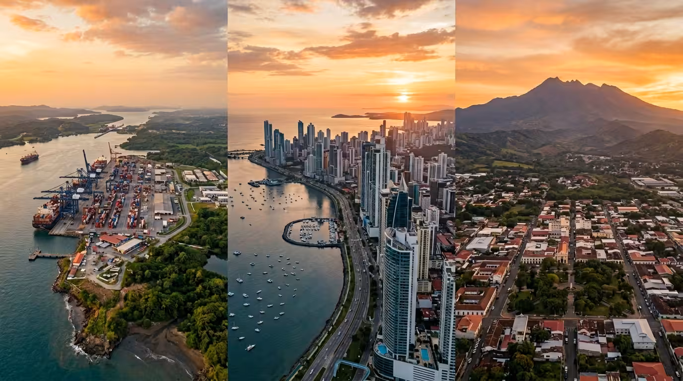 Ciudades Sugar de Panamá - Ciudad de Panamá, Colón y David