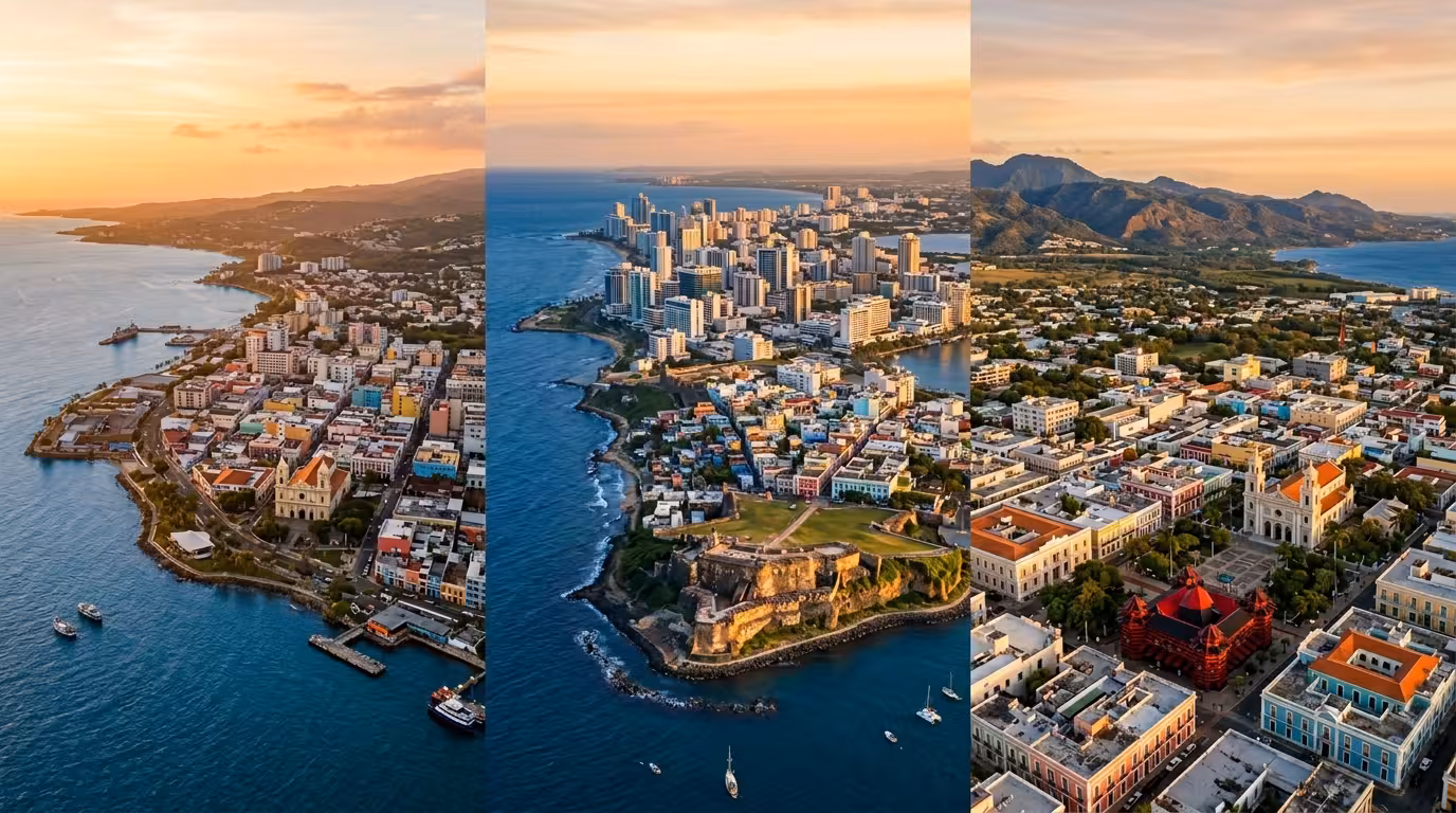 Ciudades Sugar de Puerto Rico - San Juan, Ponce y Mayagüez