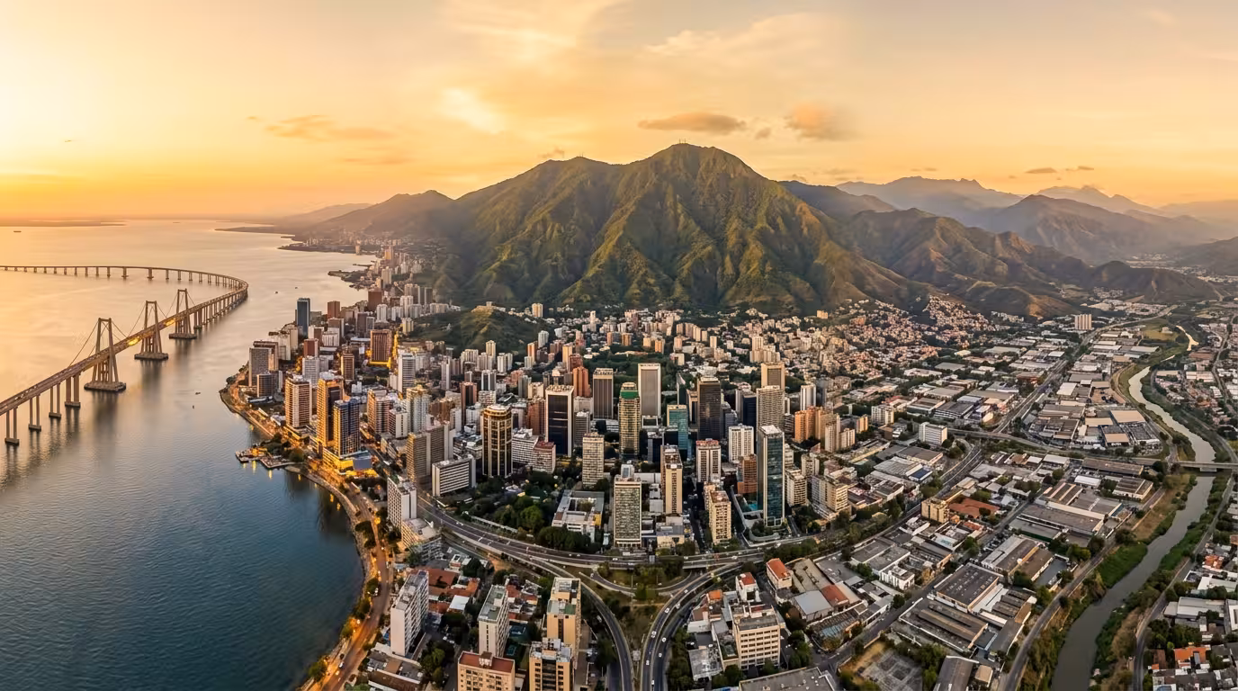 Ciudades Sugar de Venezuela - Caracas, Maracaibo y Valencia